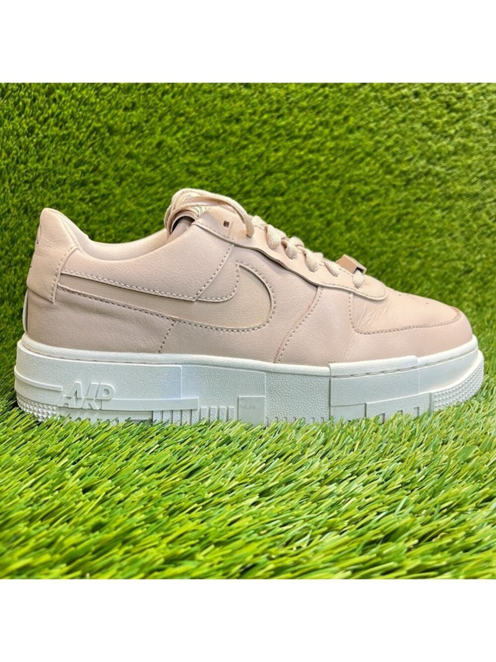 Nike Air Force 1 Pixel Womens Size 10.5 Pink‎ Athletic Leather Shoes Sneakers